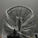 VEVOR 24 Inch 3-Speed 7000 CFM Black Waterproof Wall Mount Oscillating Fan