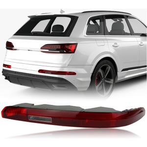 Rear Bumper Brake Tail Light Kit Compatible with Audi Q7 SUV 2016-2023 Right Passenger Side Lower Rear Tail Fog Lamp Replace (Right Passenger Side)