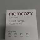 Momcozy Flange Insert 21mm Compatible with 24mm Flange/Shield of Most Pumps, Insert for Breast Pump Replacement Accessories, 4PCS 21mm (Transparent)