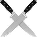 VZQI 2 Pcs Halloween Fake Plastic Kitchen Tool Prop - Classic Costume Party Accessories (Not a Real Knife)