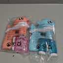 JOYIN 2 Bubble Guns Kit, Whale Automatic Bubble Maker Blower Machine with 4 Solutions for Kids, Summer Toy, Birthday, Outdoor & Indoor Activity, Easter, Valentine Party Favors (Blue+pink)