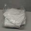 BRILLMAX 6 Pack White Tablecloths 60 x 102 Inch for 6ft Rectangle Tables - 150 GSM Polyester Fabric, 15" Standard Drop, Water, Stain & Wrinkle Resistant Cloth Cover for Wedding Banquet Dining Buffet