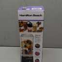 Hamilton Beach Mini Cordless Portable Personal Blender for Shakes and Smoothies, USB Rechargeable, 16 oz. Jar with Leakproof Travel Lid, 6 Stainless Steel Blades, Black (51180)