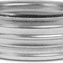 10" Inch Galvanized Metal Vent Duct Connector - Round Extension for Ventilation - 10 Inch Metal Dryer Vent Coupler and Hose Coupling - Durable Dryer Pipe Connection - Male Fit