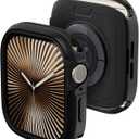 MAGEASY Aircraft-Grade Aluminum Rugged Case for 46mm Apple Watch Series 11, 10 | 2 in 1 Metal Hard Shell with Shockproof Inner Bumper for Maxed Protection, Odyssey - Midnight Black