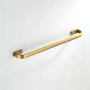 Flybath Towel Rail Bar Single Layer Brass Antique Holder Wall Mounted 57 cm / 22.44 inches, Brushed Bronze