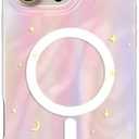 LONLI Hue - Magnetic Case for iPhone 16 Pro - [Compatible with Magsafe] - [360° Shock-Absorbent Bumper] - [Cute and Unique Phone Cover for Girls and Women] - Dreamy Night