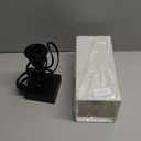 Small Table Lamp for Bedroom - Bedside Lamps for Nightstand, Minimalist Night Stand Light Lamp with Square Fabric Shade, Desk Reading Lamp for Kids Room Living Room Office Dorm (12.8in, Cream & Black)