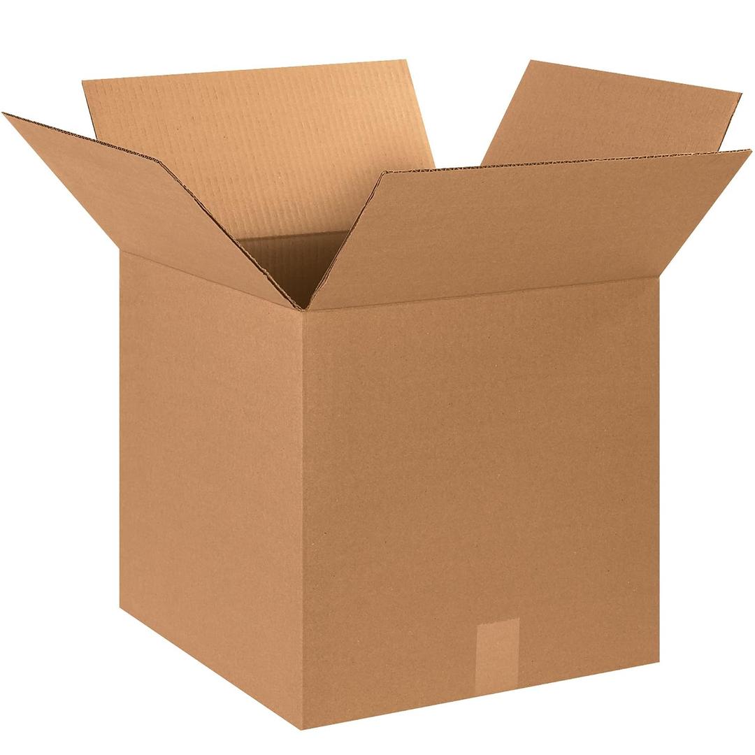 BOX USA Medium Boxes Holds 65lbs, 15x15x15 25-Pk for Shipping & Packing