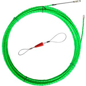 15m Fishing Tape Electrical Wire Threader Wire Puller for Pulling Wire Line (15m Green Diameter 4.5mm)