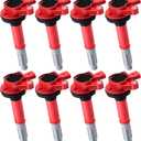 CarBole DG542 Ignition Coils Pack Replacement for Ford F-150 Mustang 5.0L V8 2011-2015, Replace OE# UF622 BR3Z-12029A 5C1859 B181HE (Pack of 8)