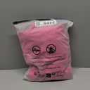 CHICME Women's Bodycon Midi Dress Ruched Puff Sleeve Cocktail Pencil Dress Casual Slit Party Work Dresses (XX-Large, Hot Pink)