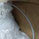 EDISHINE 78.3 Modern Arc Floor Lamp with Remote, Tall Black Standing Lamp with Stepless Dimmable Bulb & 5 Color Temperature, Curved Mid Century Floor Lamps for Living Room, Bedroom, Nursey