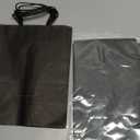 Kolldenn 5 Senses Gift Bags for Him for Her with 10 Pcs Tissue Paper, Paper Bags with Handles Five Senses Gifts for Valentines Christmas Birthday Wedding Anniversary(Black,8.3 x 4.3 x 10.6 Inch)