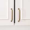 Goldenwarm 10 Pack 5 Inch Champagne Bronze Cabinet Pulls Kitchen Cabinet Handles Solid Zinc Alloy Pulls for Cupboard, Bathroom, Drawer & Dresser