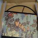 Lampshade E27 Vintage Bamboo Lampshade Flower Pattern Lantern Shade Cover Light Accessory for Pendant Table Lamp Floor Light (C)