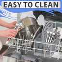 12Pcs Stainless Steel Forks Silverware Set - Reusable Silverware Dinner Forks for Restaurant Ceramic Long Handle Fork Cutlery Set - Dessert Forks and Spoons for Home Kitchen Silverware Forks Set