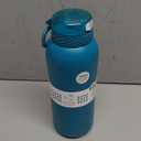 Ello Cooper 40oz Stainless Steel Water Bottle with Straw and Carry Handle, Double Walled and Vacuum Insulated Metal, Leak Proof Locking Lid with Soft Silicone Spout, Reusable, BPA Free, Antigua