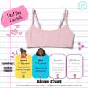 Popular Cotton Girls Training Bra - Cami Crop for Girls w Adjustable Straps. Pack 5 PK Neu 10/ 12