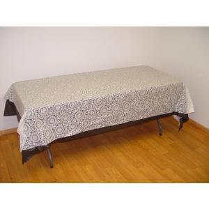 Exquisite Plastic Tablecloth 54in. x 108in. Plastic Rectangle Table Cover - White Lace