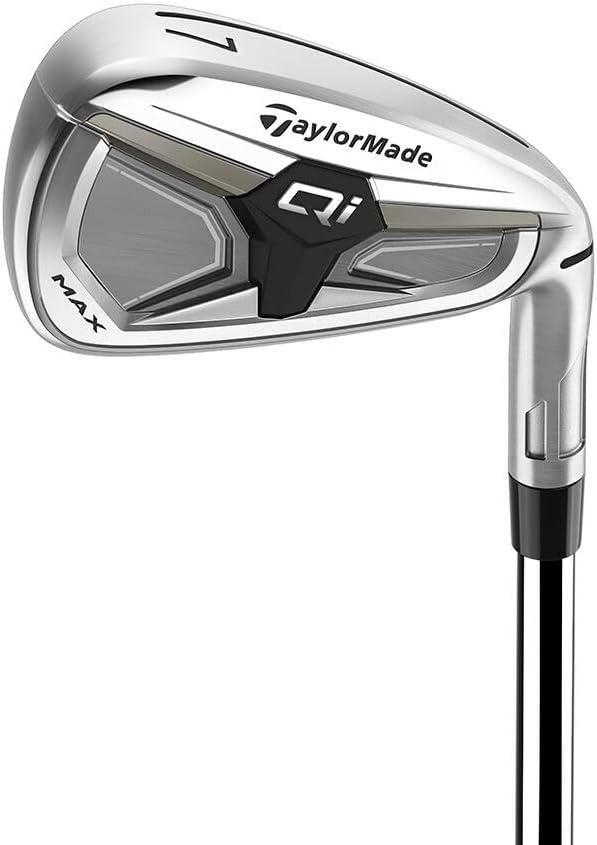 TaylorMade Golf Qi Max Irons Set 4-PW, P (7-Piece Lot) Right-Handed KBS Max 85 MT Steel Stiff Flex