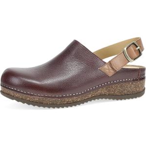 Dansko Women's Merrin Sling-Back Mule Clog-Dual Density Cork/EVA Midsole and Lightweight Rubber Outsole Provide a Comfortable Ride on Patented Stapled Construction (8.5-9)