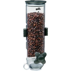 Zevro SmartSpace Wall-Mounted Dry Food Dispenser 2-Pack 13 oz Per Canister, Portion Control Cereal Dispenser with Stainless Steel Brackets, Airtight Wall Mount Kitchen Storage
