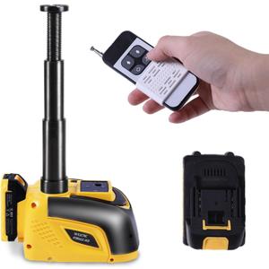 STANDTALL Electric Car Jack Hydraulic Cordless Remote Control 5 Ton 18V Automatic Small Portable Tire Change Kit Emergency Repair Tire Tools for SUV Sedans Vehicle MPV
