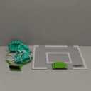 ropoda Mini Basketball Hoop  Glow in The Dark, Over The Door Basketball Hoop Indoor, Indoor Basketball Hoop Backboards for Teens and Adults, Mini Hoop for Kids with 4 Balls and Pump