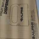 Alpine Toilet Seat Cover Dispenser - Wall Mount Disposable Toilet Seat Cover Holder For Commercial And Residential Use, Half Fold.