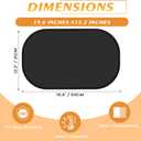 Car Window Shades for Baby (4 Pack), 19.6 x 12 Sun Shades for Side Windows, Foldable Car Shades for Child, Adsorption Window Covers from Glare and UV Rays
