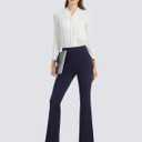 AFITNE Women's Yoga Dress Pants (Black, L)