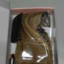 Hair Extensions, 14" Short Clip in Hair Extensions 4PCS Straight Natural Soft Synthetic Hairpiece for Women - Golden Blonde with Highlights