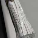 No Tools No Drill Cordless Roman Shades for Indoor Windows 100% Blackout, for Window Size 32" W 48" H White