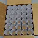 30 Pack Craft Rolls - Thick Cardboard Tubes for Crafts - Round Cardboard Tubes - Craft Tubes - Craft Round Tubes - Paper Tube for Arts & Crafts - 1.57 x 3.9 Inches - White