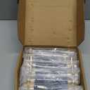 24 Pack 5 Inch 128 mm Bar Cabinet Pulls Gold and Black Knurled Handles for Brushed Gold Drawer Pulls Cupboard Aluminum Handles