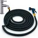 Indoor Sink Hose Attachment Faucet Suitable for Kitchen Bathroom Faucets,Watering Indoor Plants, Washing Pets, Household Cleaning Car Washing Durable Easy-to-Install Multi-Purpose Hose (50FT)