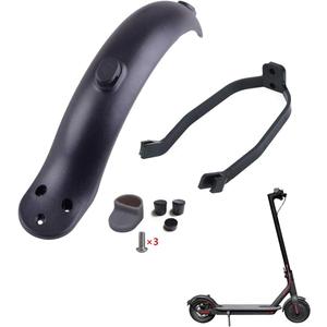 2 Pieces Rear Fender Mudguard Bracket Rear Fender Scooter Replacement Accessory Support for Xiaomi M365/ M365 Pro Scooter with Screws and Screw Caps