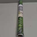 CHIHUT Black Tropical Leaf Wallpaper Peel and Stick Green Palm Leaf Wallpaper for Bedroom Self Adhesive Removable Jungle Contact Paper Waterproof Decorative Botanical Wall Paper Mural 17.7x100