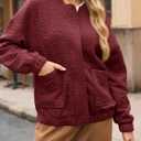 Tankaneo Womens Bomber Jackets Lightweight Zip Up Fashion Cute Jacquard Coats Fall Varsity jacket