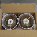 Sucolite Small 11.8" Table Lamps Set of 2, Bedside Nightstand Lamps for Bedroom Kids Room, Cute Desk Lamps with Studded Texture Base for Reading Nursery Living Room Office, White