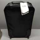 U.S. Traveler Rio Lightweight Softside Rolling Carry-on Suitcase, 2-Wheel Single, Black