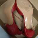 VenusCelia Women's Easy Going Strap Pump Kitten Heel Shoe 38