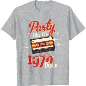 Party Like It's 1970 Disco - 1970s Funky Party 70s Groove T-Shirt, S Party Like It's 1970 Disco - 1970s Funky Party 70s Groove T-Shirt, S