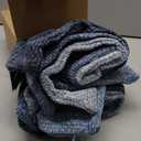 MIULEE Pack of 4 Couch Throw Pillow Covers 18x18 Inch Neutral Blue Soft Decorative Chenille Pillow Covers Farmhouse Accent Cushion Covers for Boho Western Spring Coastal Decor Sofa Bed Living Room