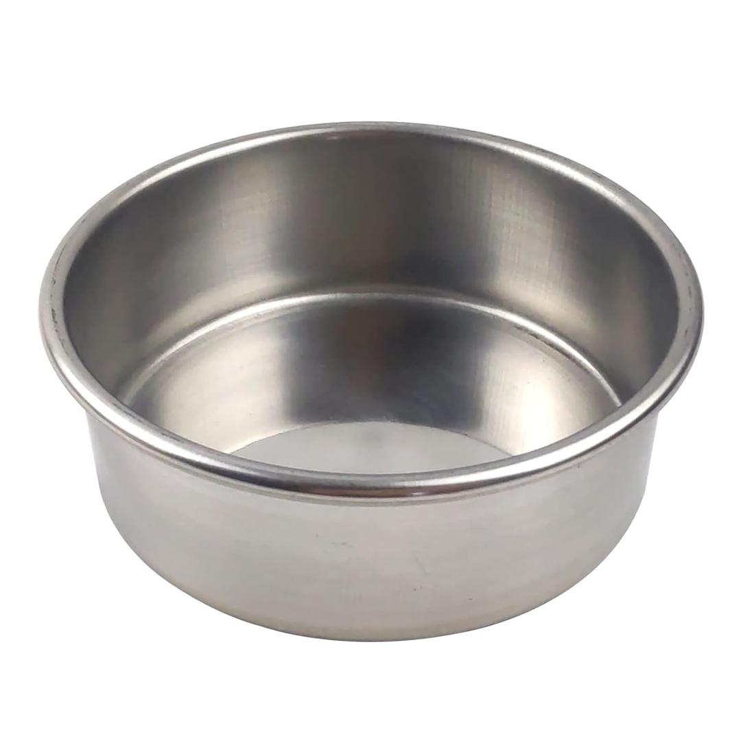 LABALPHA Lab Sieves Pan with Lid, 4'' Diameter, 304 Stainless Steel