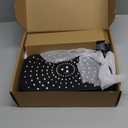 Veken Wide Rain Shower Head with Multi-Modes Handheld Water Spray,High Pressure Showerhead Combo with Arm for Bathroom Accessories,Home Decor Adjustable Dual Shower with Anti-Clog Nozzles,Matte Black (11.8 Inch(Standard))