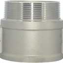 VARMHUS Male Pipe Threads x 2-1/2" Type B Trash Pump Adapter Female Camlock,Type B Hose Fitting,Stainless Steel 316 (2.5 Inch)