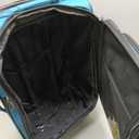 U.S. Traveler Rio Lightweight Soft side Rolling Carry-on Suitcase, 2-Wheel Set, Teal