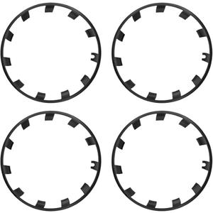 for Tesla Model Y 21 Inch Wheel Rim Protector Hubcaps Uberturbine Wheels Rim Cover Tire Trim Rings Matte Black 4Pcs Model Y Accessories